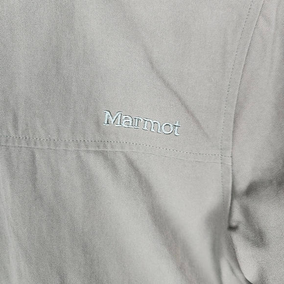 Marmot Green Fleece Lined Pioneer Button Up Jacket Sz S - Picture 10 of 11